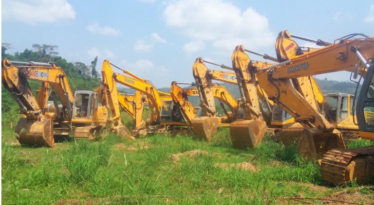 “440 Excavators Seized! Mahama’s Galamsey Crackdown Shakes Illegal Miners”