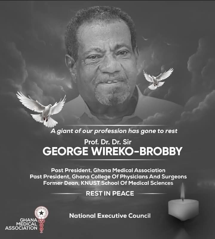 Ghana Mourns the Passing of Prof. Dr. Dr. Sir George Wireko-Brobby, A Medical Giant