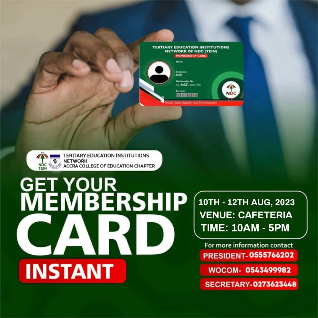 NDC Targets Youth Surge with New Membership Drive as Polls Highlight Generational Advantage