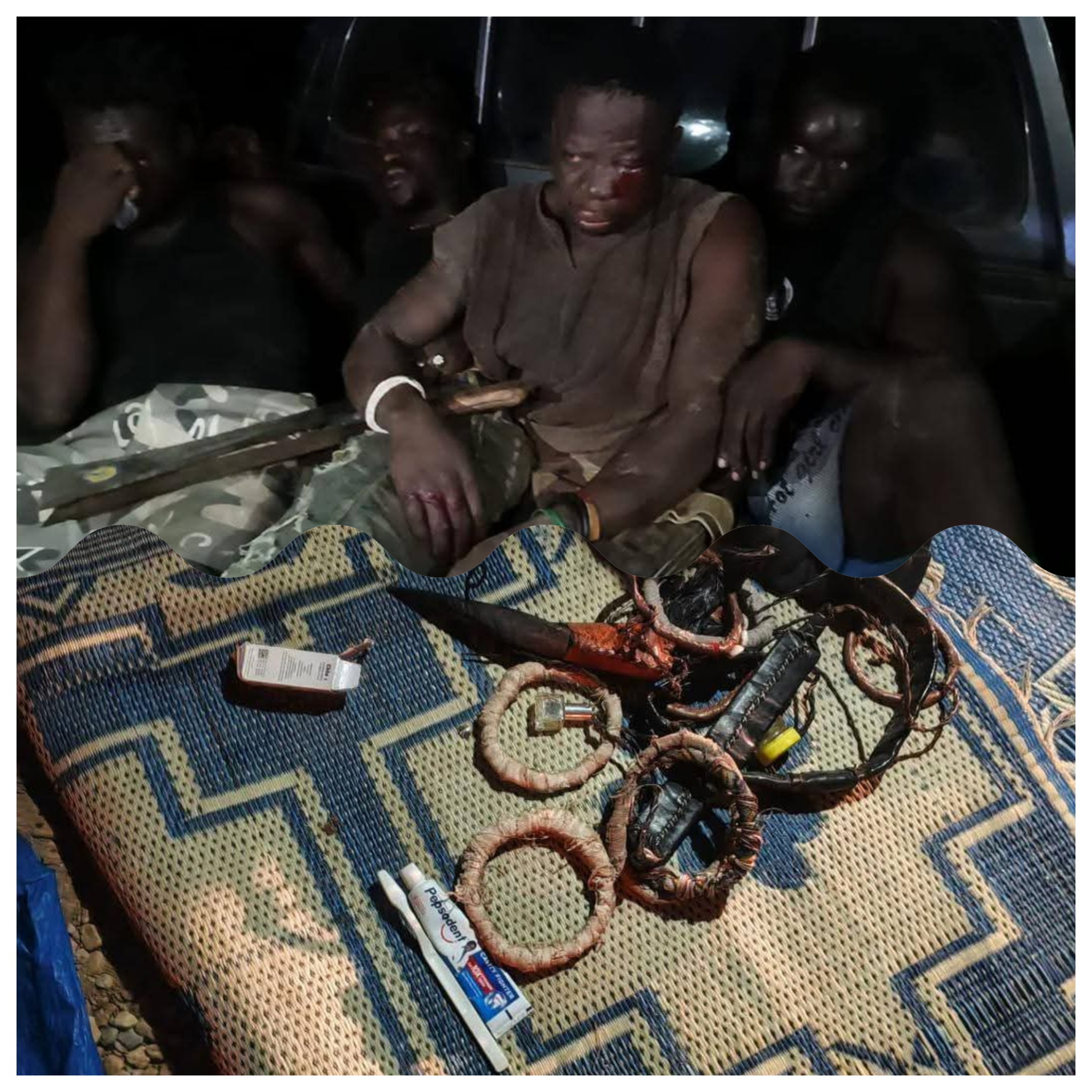NAIMOS Taskforce Arrests Armed Galamsey Guards After Violent Clash in Nzema East