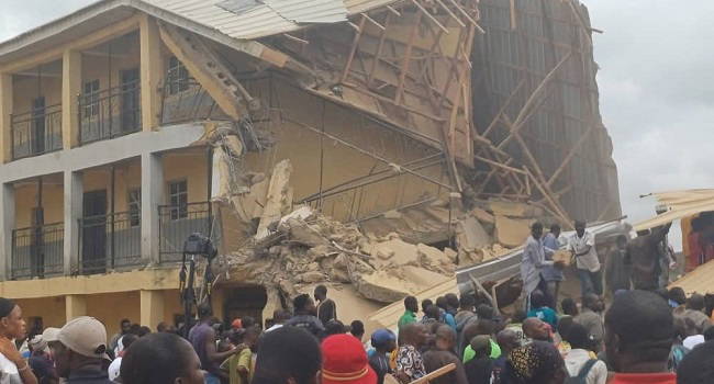 TRAGEDY IN ACCRA NEW TOWN: 2 DEAD, WORSHIPPERS TRAPPED IN BUILDING COLLAPSE 