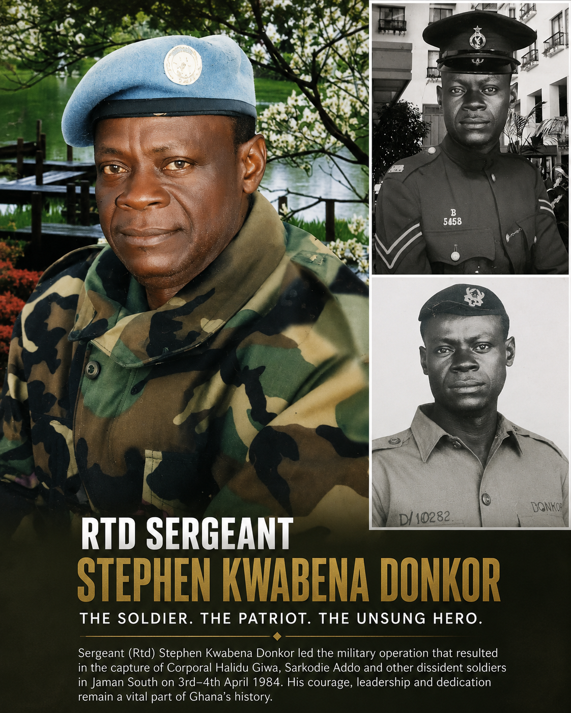 The Untold Story of the Capture of Corporal Halidu Giwa: Sergeant (Rtd) Stephen Kw abena Donkor Breaks 42 Years of Silence 