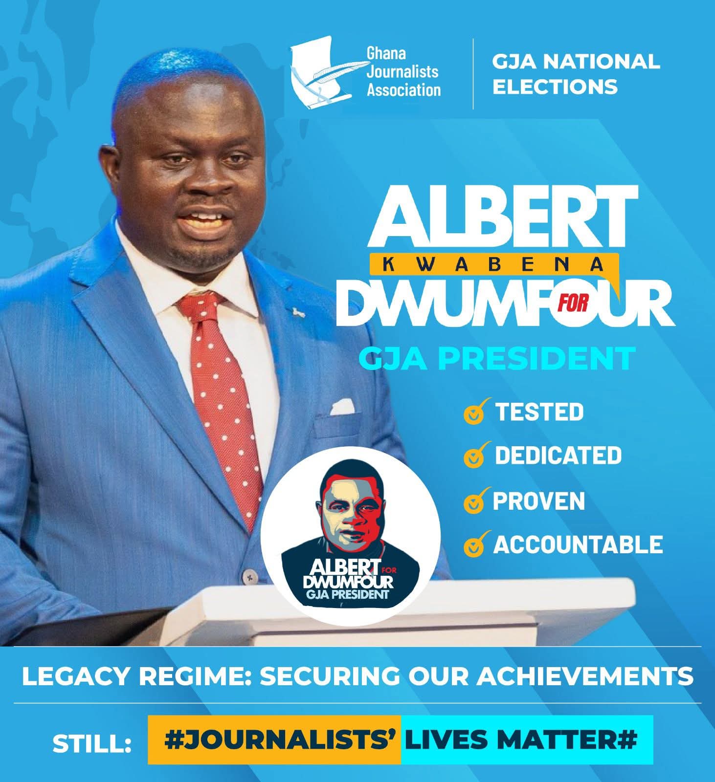 Dwumfour Vows Stronger Legacy with Health-Backed GJA ID Cards in Second Term Bid
